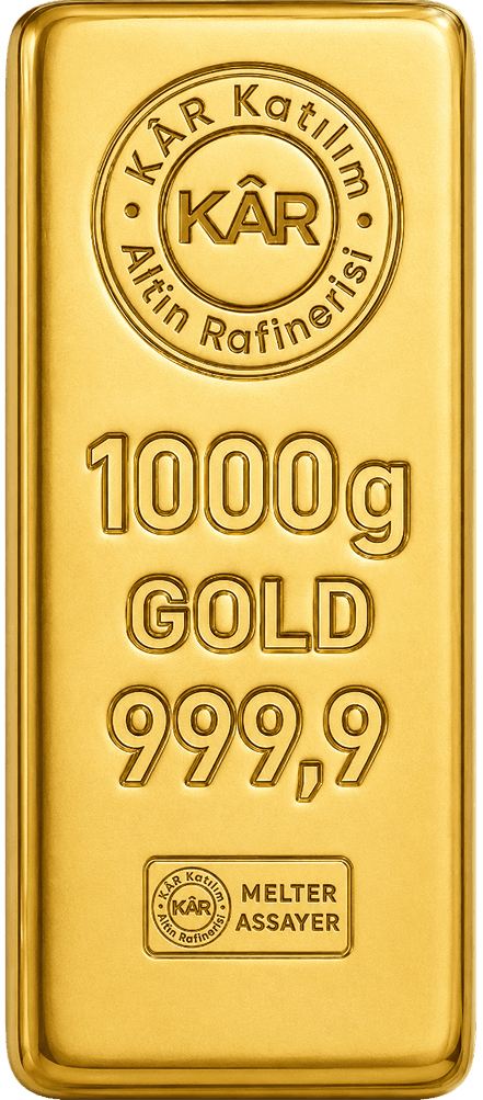 1000 gram altın külçesi