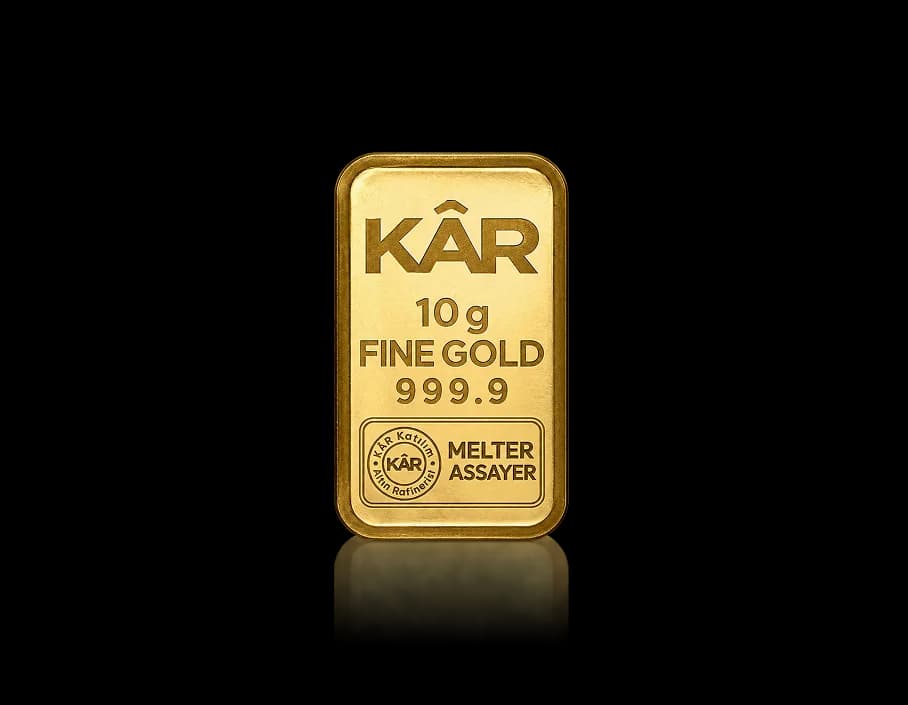 10g Gold Minted Bar 999.9