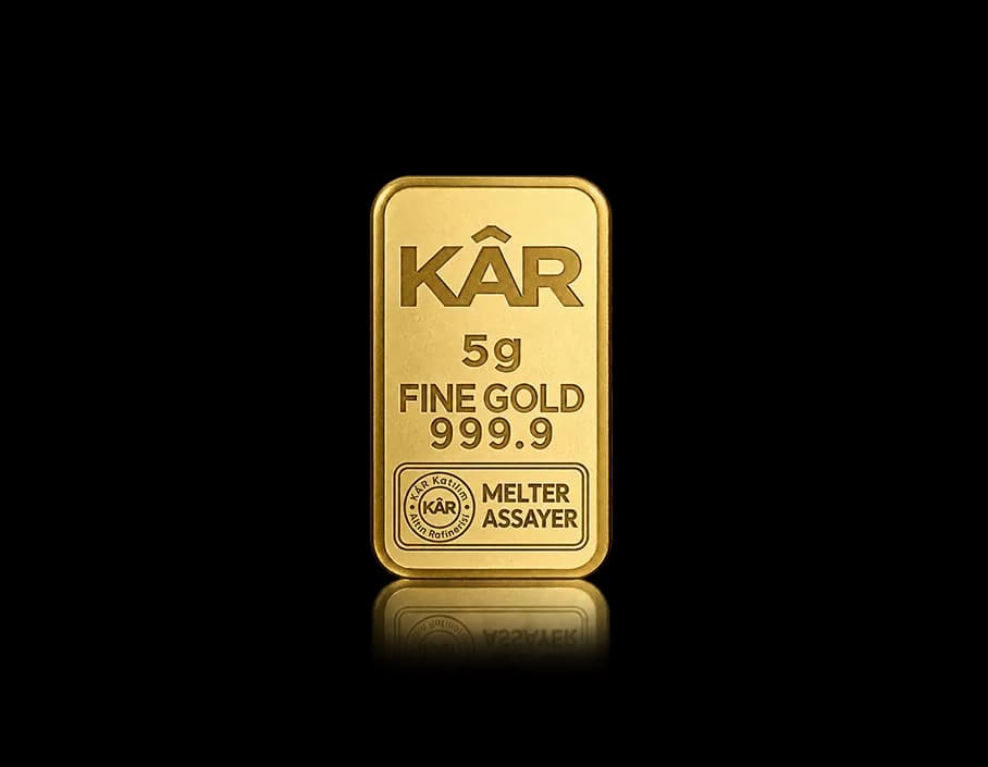 5g Gold Minted Bar 999.9