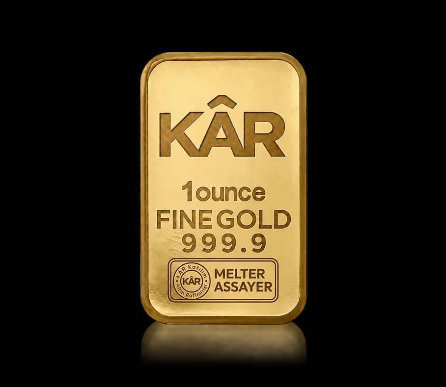 1 ounce Gram Külçe Altın 999.9