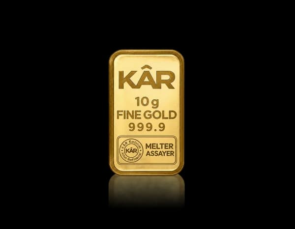 10g Gold Minted Bar 999.9