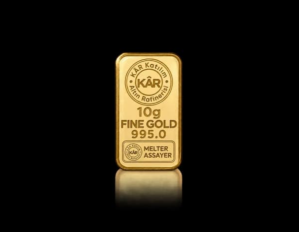 10g Gram Külçe Altın 995.0