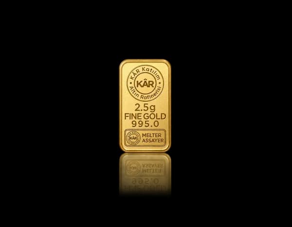 2,5g Gram Külçe Altın 995.0